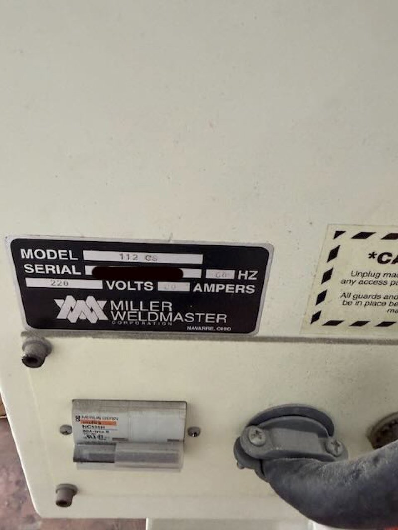 2006 Miller Weldmaster CS112 Extreme