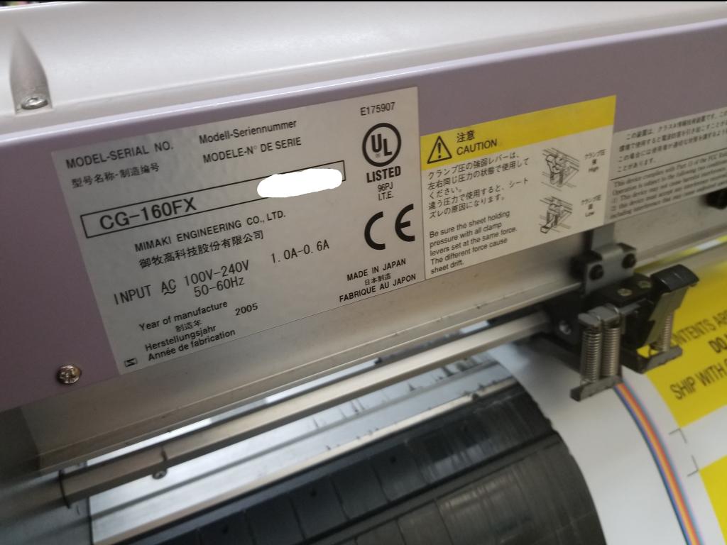 2005 Mimaki CG160 - FX