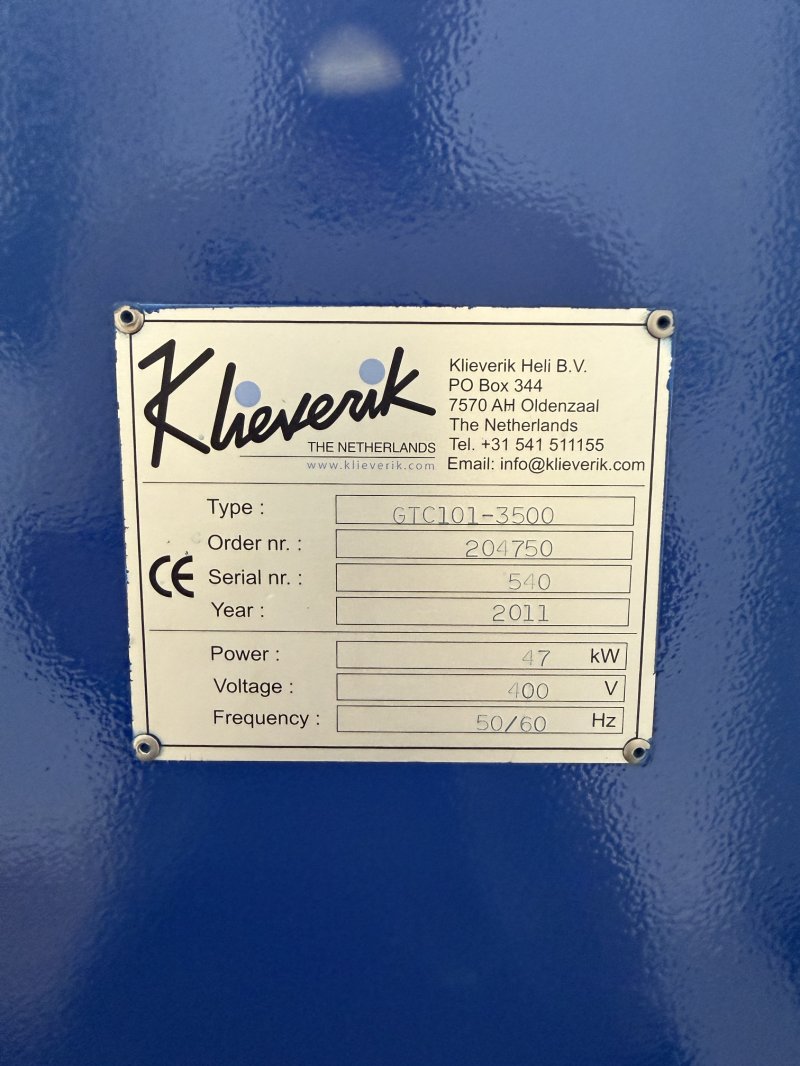 2011 Klieverik GTC101-3500