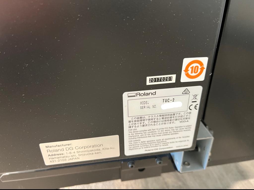 2017 Roland VG-540 Print/Cut Printer