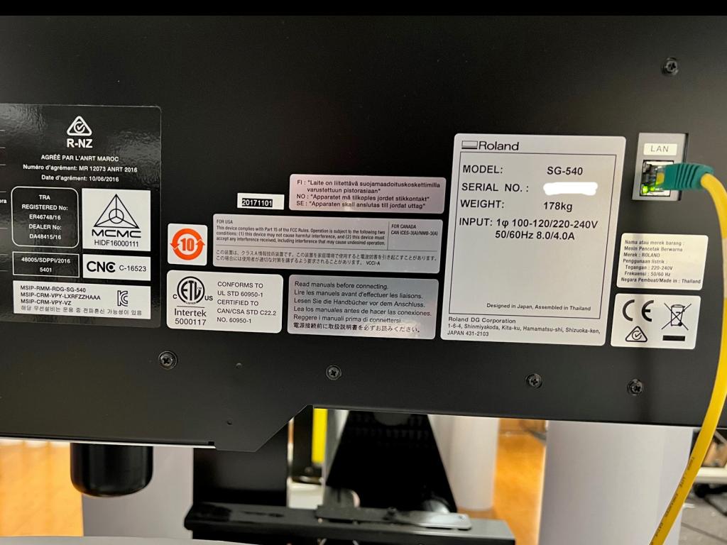 2018 Roland SG-540