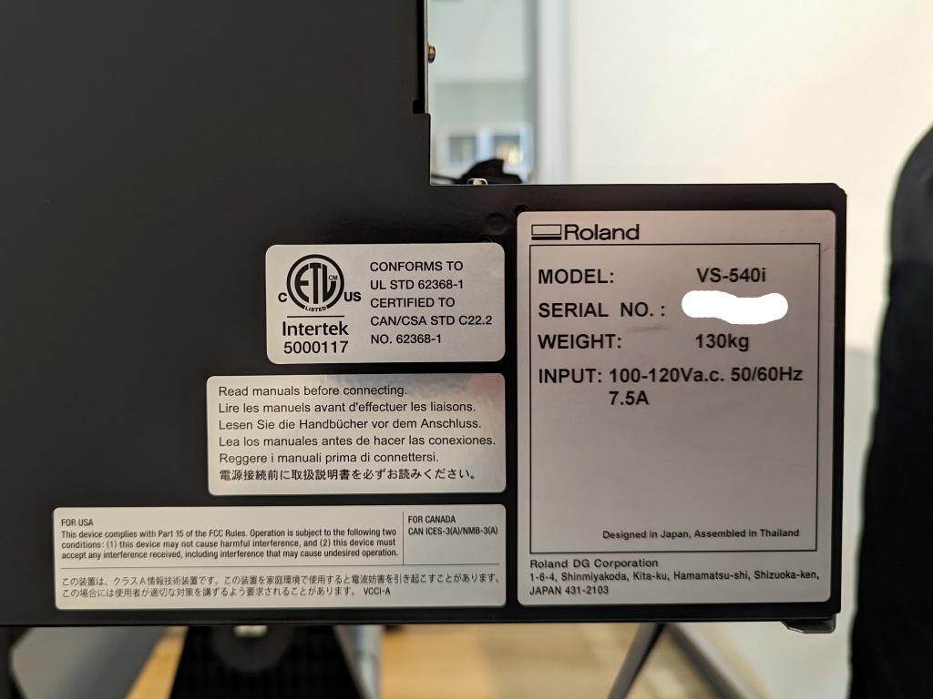 2013 Roland VS-540i
