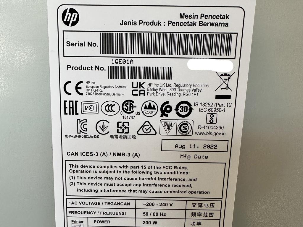 2022 Hewlett-Packard Latex 115