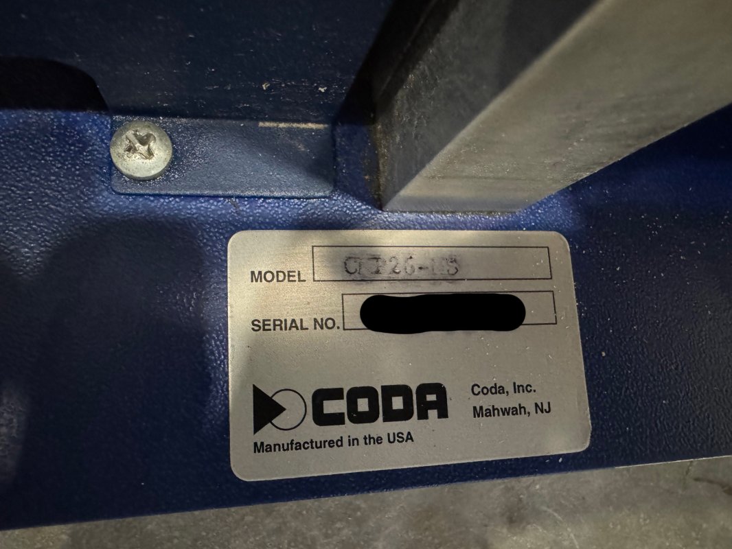 2018 Coda CMP26-MS