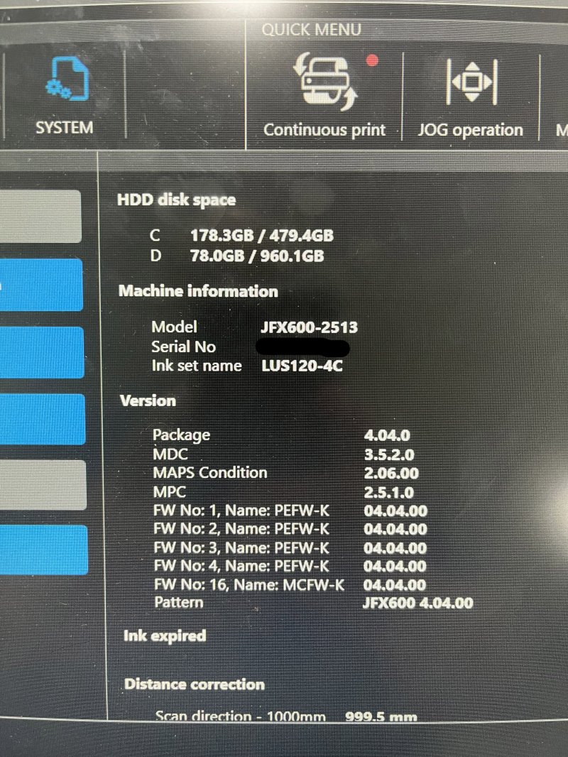 2022 Mimaki JFX-600-2513