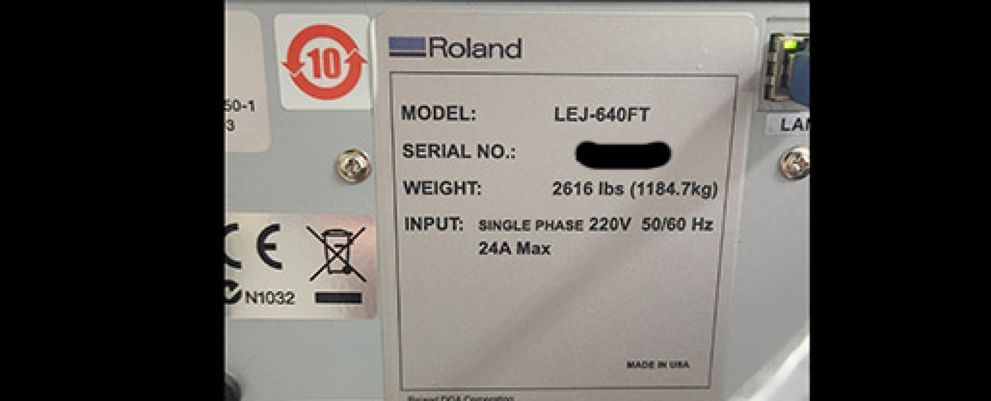 2015 Roland LEJ-640FT