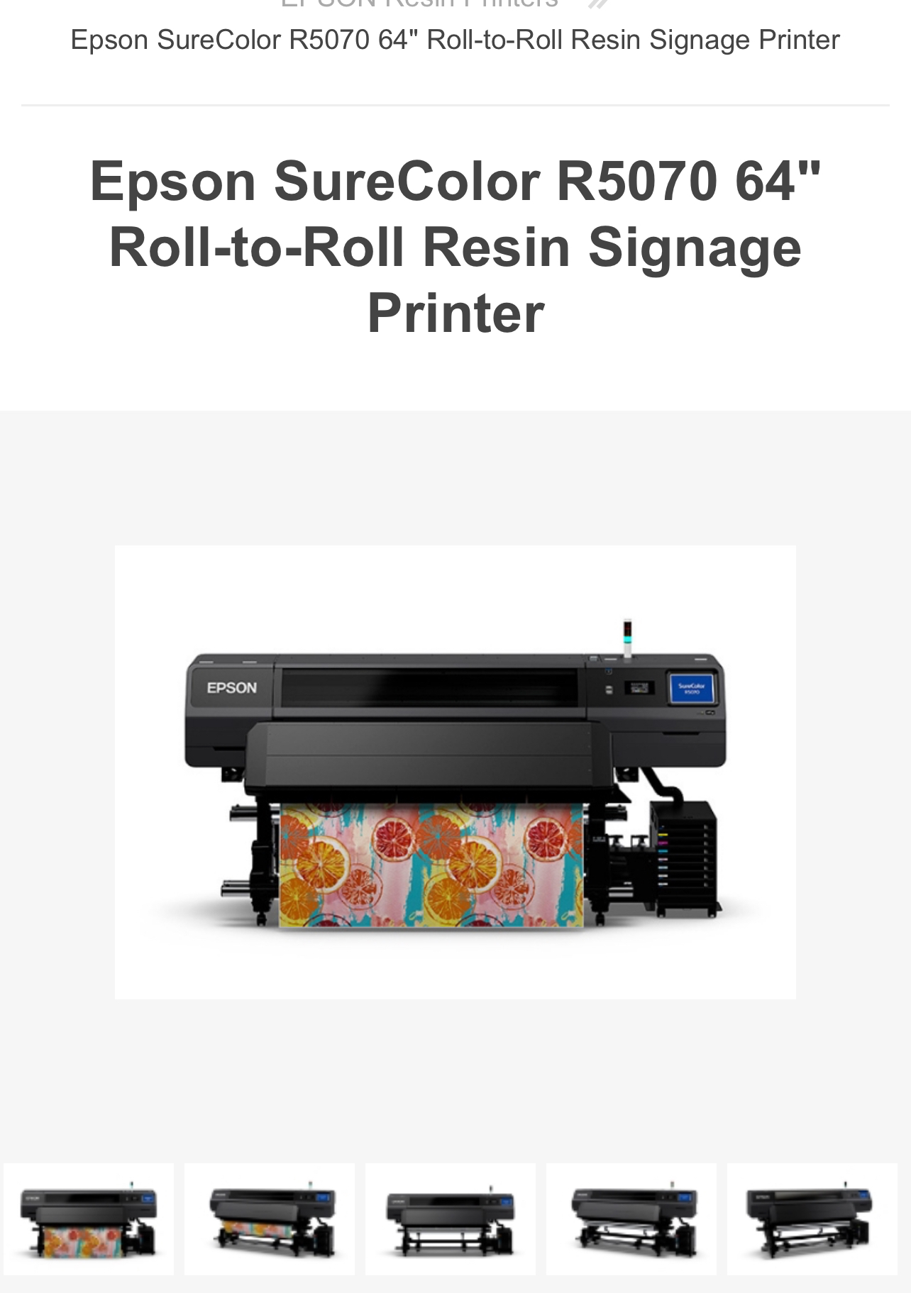 2023 Epson R5070