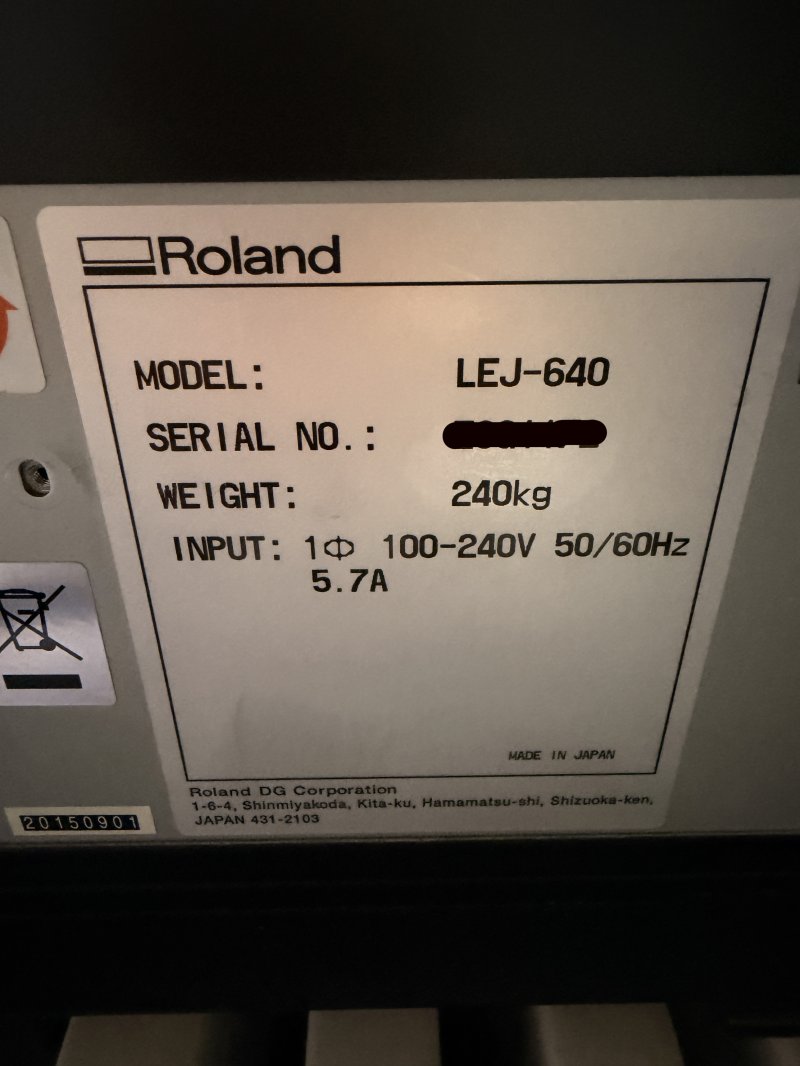 2011 Roland LEJ-640 Hybrid