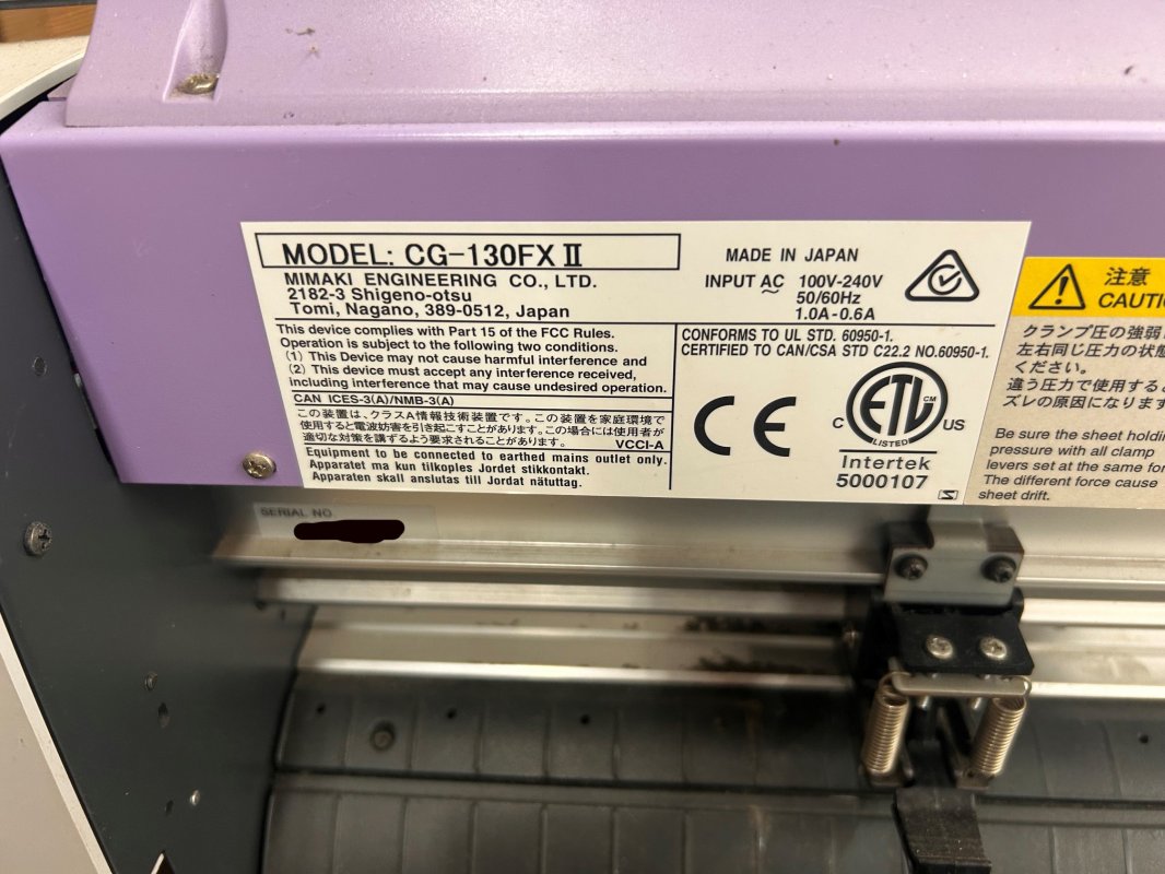 2005 Mimaki CG-130FX II