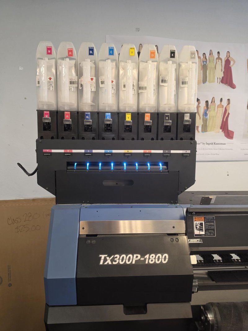 2018 Mimaki Tx300P-1800