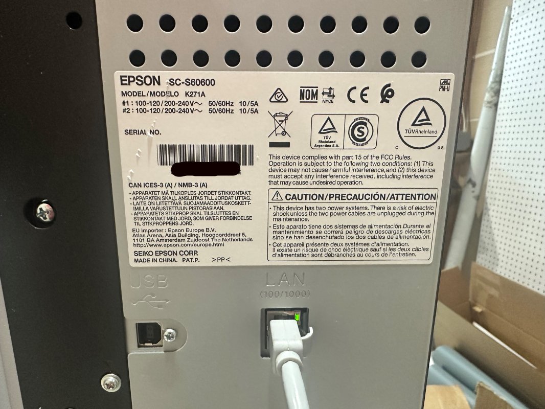2020 Epson S60600