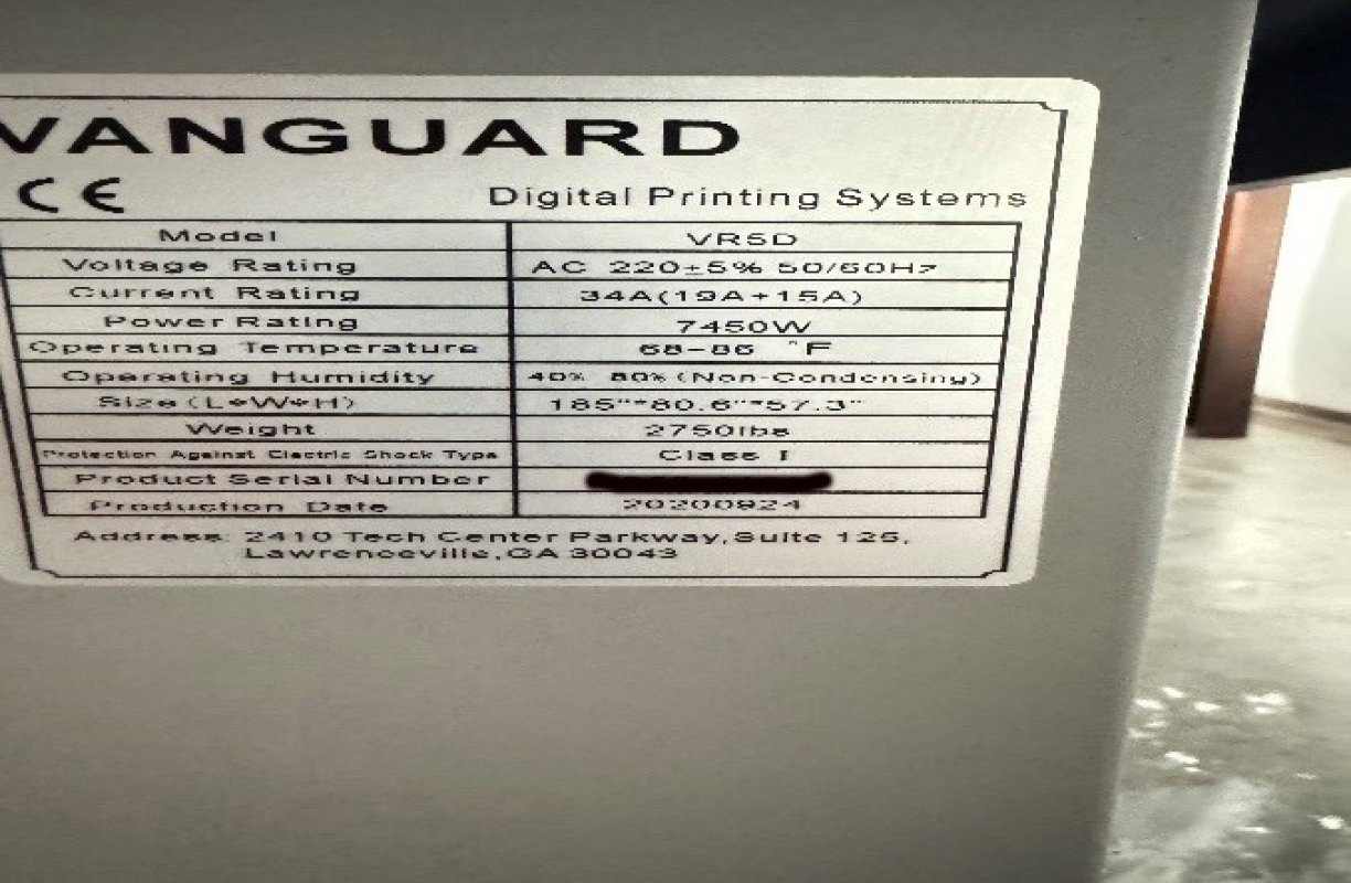 2020 Vanguard VR5D